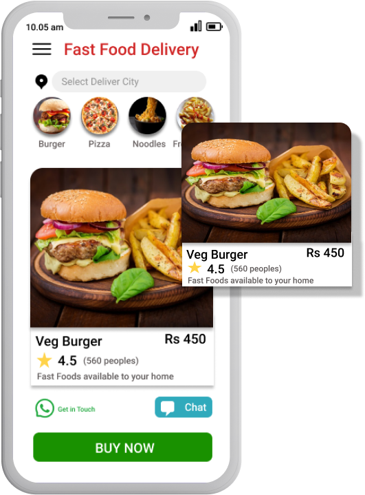 Grocery ordering app development