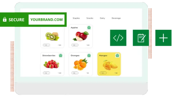 setup your online grocery store