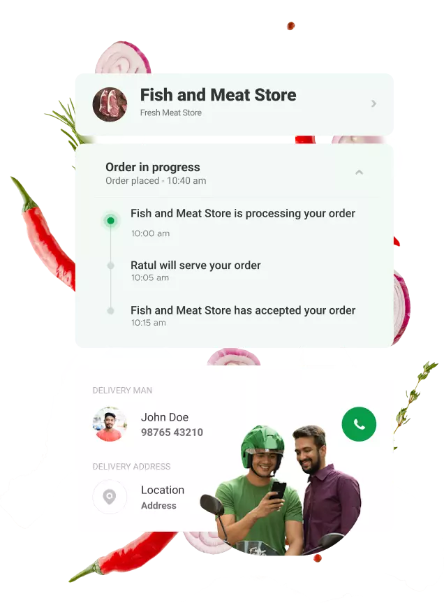 Grocery ordering app development