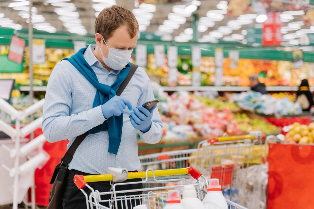 Online grocery sales in 2020